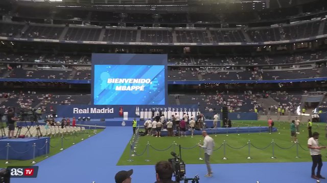 Los mejores momentos de las presentaciones de Mbappé y Endrick