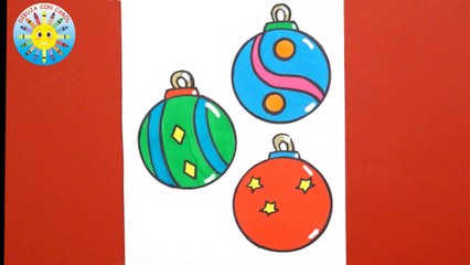 Dibuja una BOLA DE NAVIDAD !!!  Draw CHRISTMAS BALLS !!!
