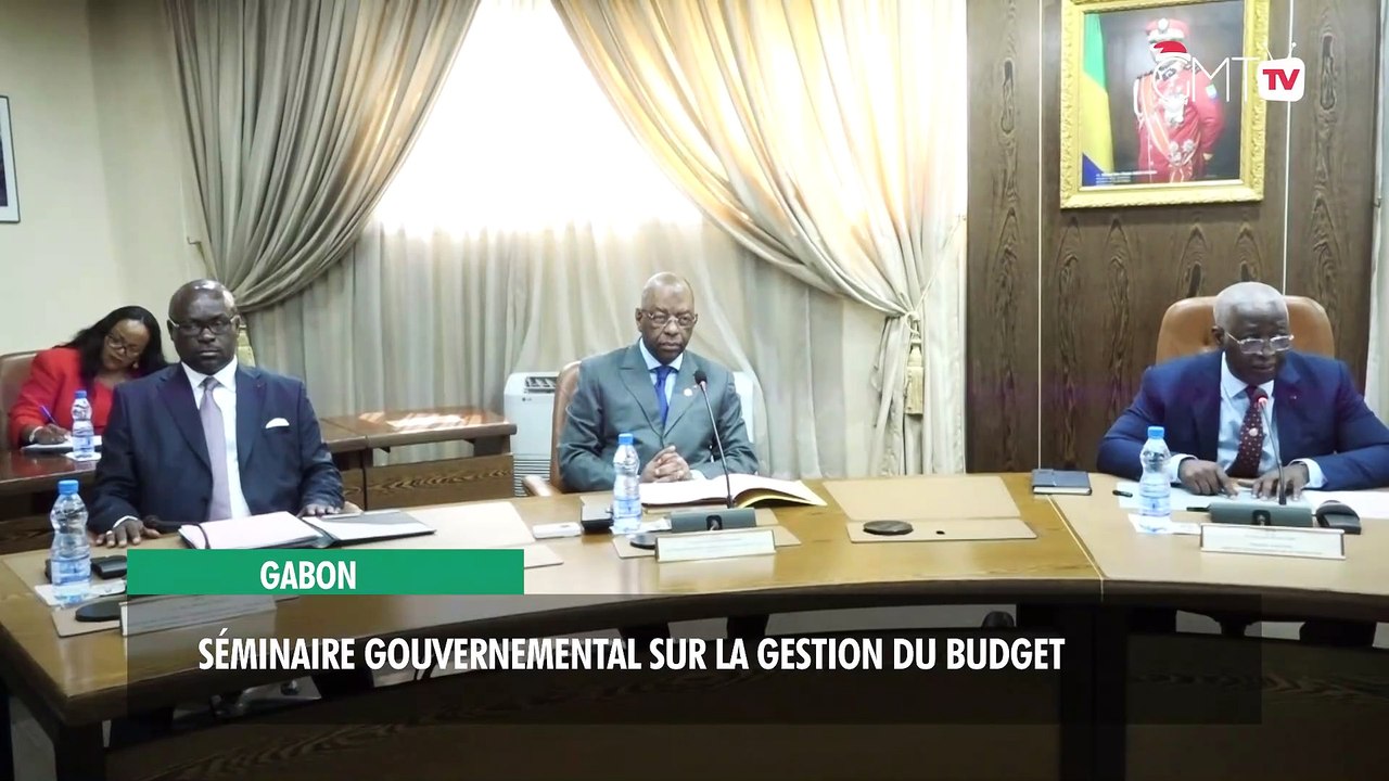 Reportage Gabon S Minaire Gouvernemental Sur La Gestion Du Budget Vid O Dailymotion