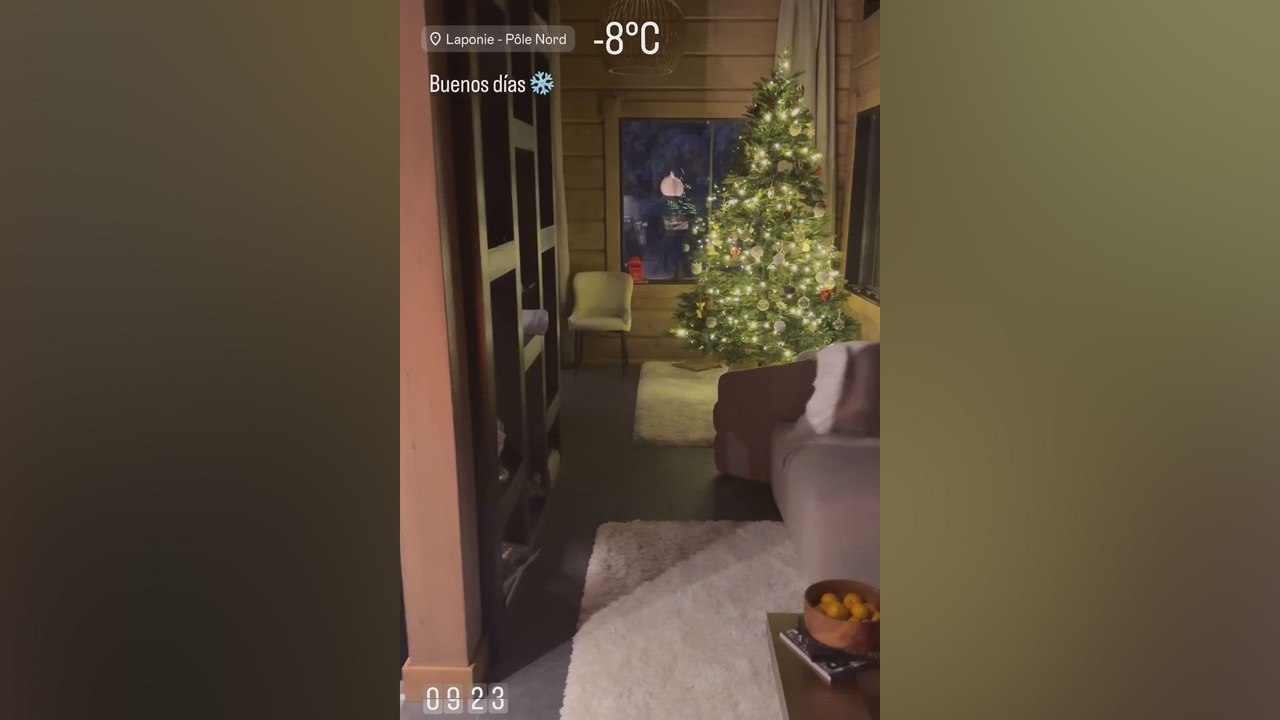 La espectacular casa de Cristiano y Georgina en Laponia para pasar la Navidad