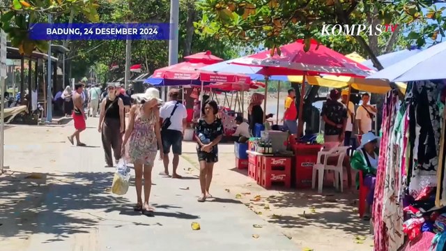 Pantai Kuta di Bali Masih Jadi Tujuan Bervakansi saat Liburan Natal dan Tahun Baru