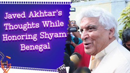 Javed Akhtar on Demise of Indian Film Director ‘Shyam Benegal’, Says, ‘Father of Parallel Cinema’