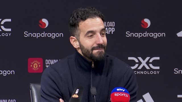 More misery for Amorim as Old Trafford roof starts leaking during news conference