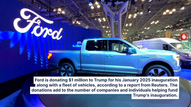 Trump Gets Ford Vehicles, $1M For Inauguration - Will Musk Respond Or Could He Ride In Rival Vehicle?