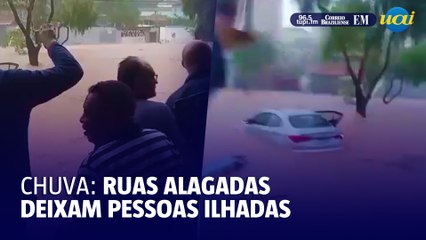 Chuva causa estragos e alaga avenidas de Contagem