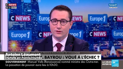 Críticas al nuevo Gobierno del primer ministro François Bayrou