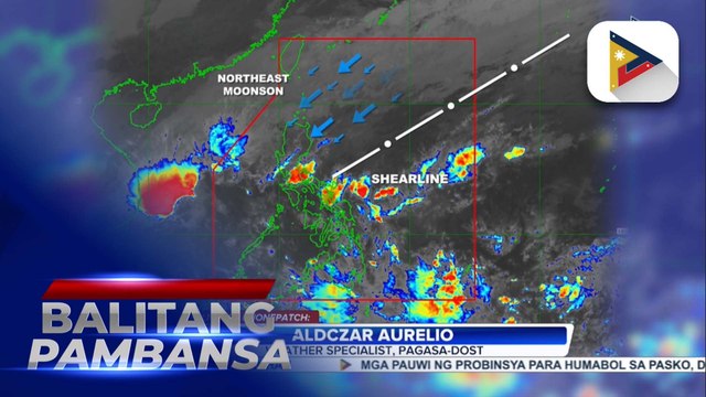 Halos buong Luzon, nakararanas ng pag-ulan dulot ng shear line at amihan