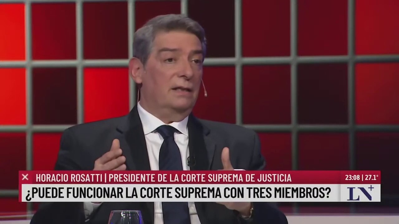 "A la Corte llega todo": Rosatti advirtió que los Jueces definirán eventuales nombramientos de Milei en la Corte Suprema