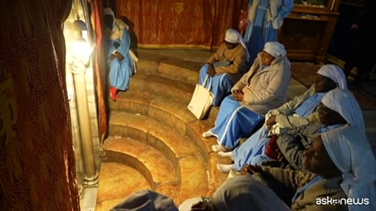 Betlemme, pochi cristiani in preghera nella Chiesa della Nativit?