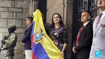 Justicia de Ecuador falla a favor de la vicepresidenta y revoca suspensión para ejercer el cargo