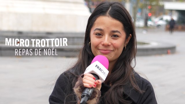 Micro-trottoir spécial repas de Noël