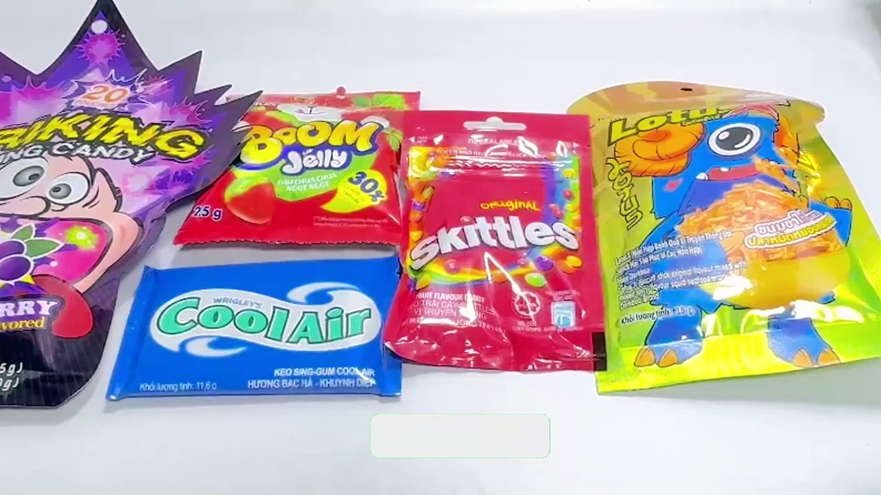 Satisfying Asmr Cool Air Candy, Striking popping  Candy Unboxing Video