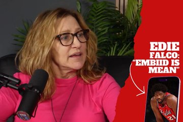 Edie Falco said mean to Joel Embiid