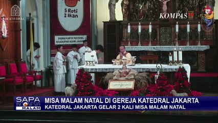 Malam Natal, Gereja Katedral Jakarta Gelar Dua Kali Misa