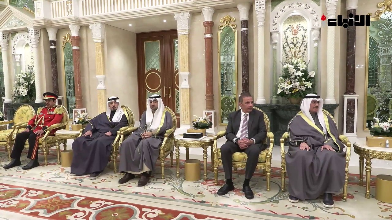 صاحب السمو الأمير الشيخ  مشعل الأحمد تسلم أوراق اعتماد 5 سفراء جدد