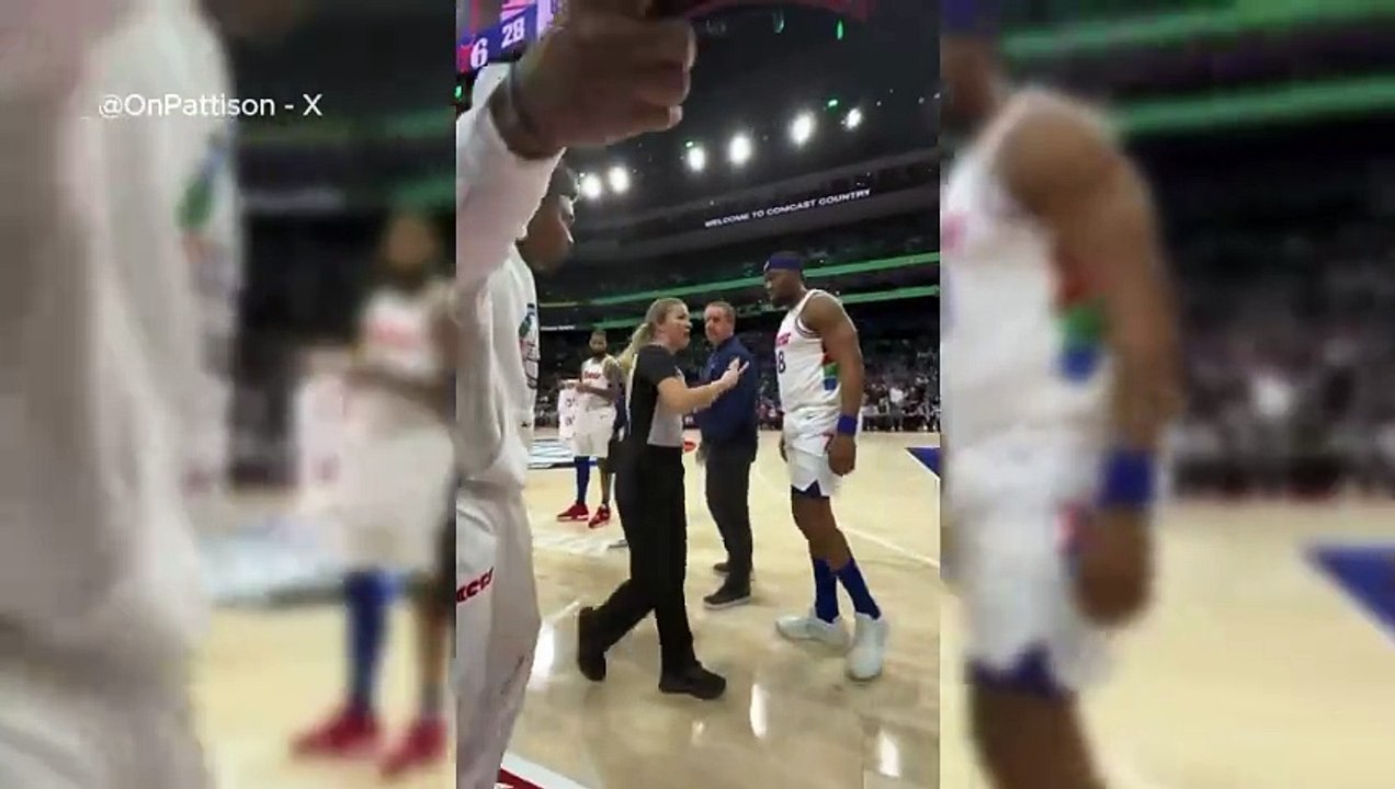 Jenna Schroeder, NBA referee admits an error with 76ers' coach, Nick Nurse