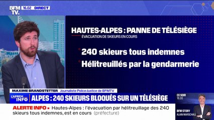 Hautes-Alpes: 240 skieurs bloqués après la panne électrique d'un télésiège à SuperDévoluy