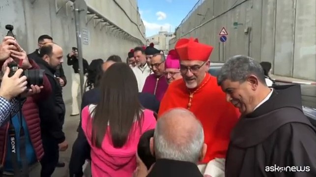 Il Patriarca latino di Gerusalemme a Betlemme per la vigilia di Natale