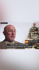 La felicitación navideña de Luis de la Fuente tras un 2024 glorioso