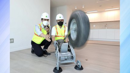 [기업] 현대건설, 국내 최초 층간 무소음 바닥재 첫 적용 / YTN