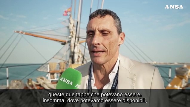 Trespidi: L'Arena di Verona a bordo dell'Amerigo Vespucci