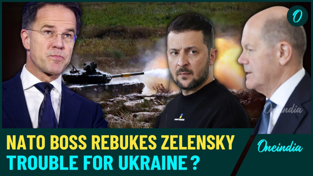 NATO’S Big Attack on Zelensky: Rutte Slams Zelensky for ‘Attack’ on German Chancellor Scholz | Watch