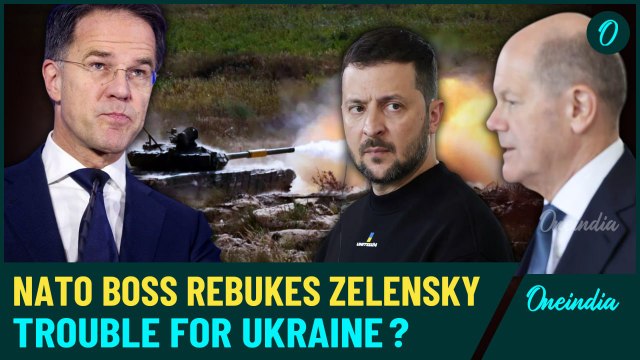NATO’S Big Attack on Zelensky: Rutte Slams Zelensky for ‘Attack’ on German Chancellor Scholz | Watch