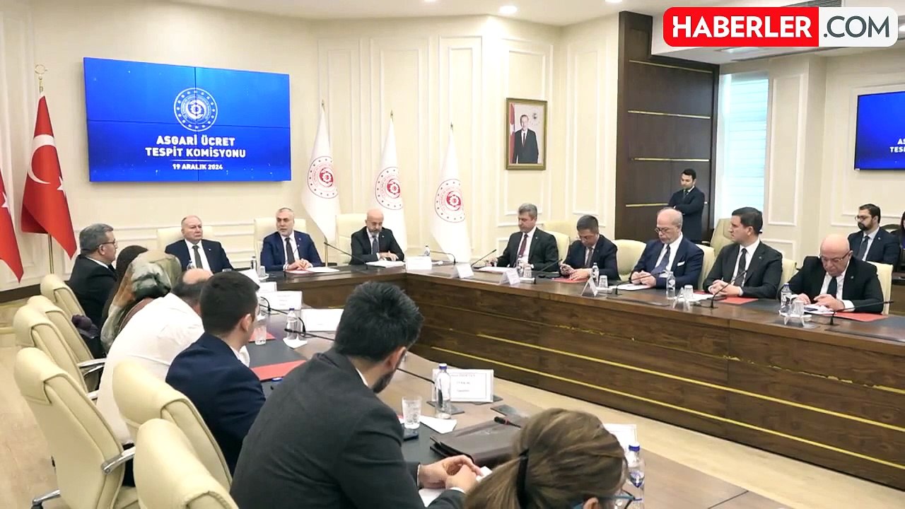 Asgari Ücret Tespit Komisyonu bu akşam Bakan Vedat Işıkhan başkanlığında 4. kez toplanıyor