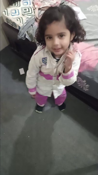 Funny little girl