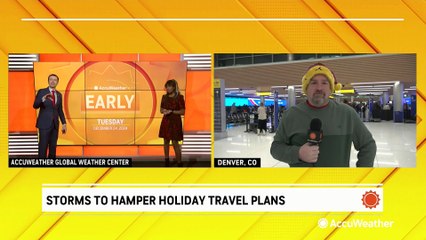 Christmas travel impacted by stormy weather