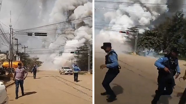 Honduras: Explosión de mercado de cuetes deja una mujer muerta en el centro de Catacamas, Olancho