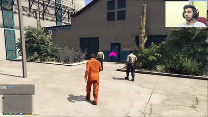 We Escape From Prison's Secret Way | Gta V Gameplay #22