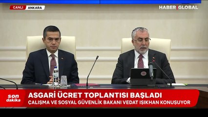 Yeni asgari ücret 22 bin 104 lira olarak belirlendi
