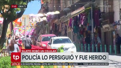 Delincuente apuñala a Policía