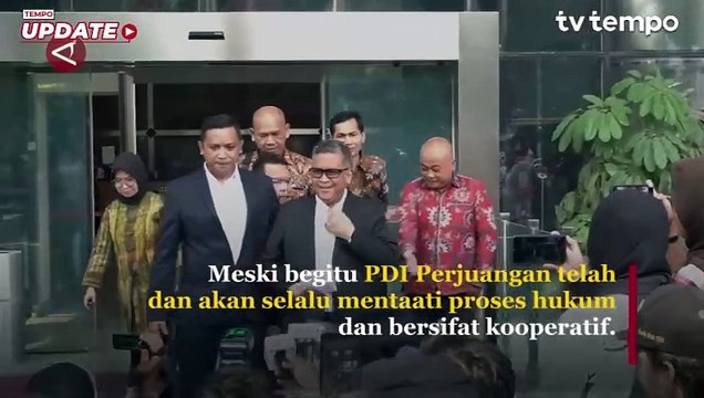 Sekjen Jadi Tersangka KPK, PDIP Sebut Tidak Ada Bukti Keterlibatan Hasto