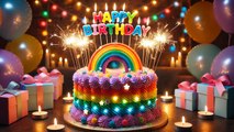 4K Birthday TV Background With Happy Birthday To You || Best Happy Birthday Songs 12 Hour