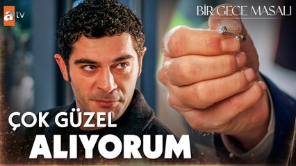 Mahir'in, Canfeza'ya tektaş yüzük hediyesi💍- Bir Gece Masalı 17. Bölüm