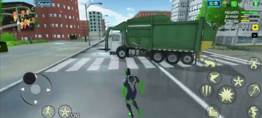 Rope hero vice town gameplay