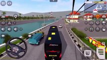 Coach bus simulator driving | passengers bus