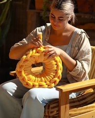 Enjoy the relaxing evening on this DIY swing!