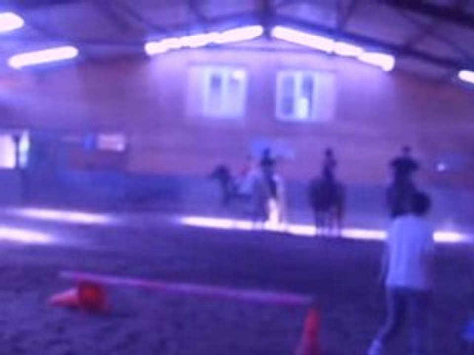 Moa é Lucky sur un parcour le 26/04/08