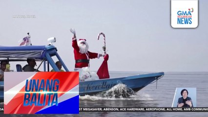 Santa Claus, naghatid ng mga regalo sa mga bata sa isang mahirap na komunidad | Unang Balita