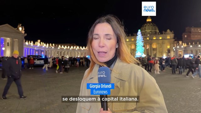 Papa Francisco abre a Porta Santa para inaugurar o Jubileu de 2025