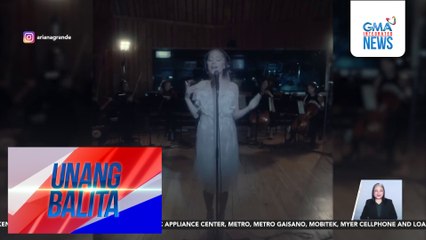 Live version ng "Santa Tell Me," ni-release ni Ariana Grande para sa 10th anniversary nito | Unang Balita