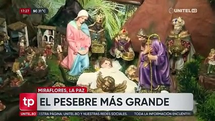 Con más de 40 pesebres, así es uno de los nacimientos más grandes de La Paz  