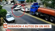 En un mes, robaron cuatro autos del mismo modelo en una avenida de Cochabamba