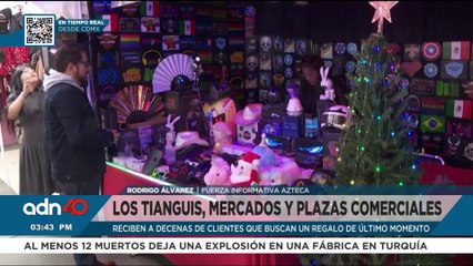 Capitalinos realizan compras de último momento previo a Nochebuena y Navidad
