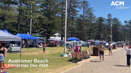 Christmas on Austinmer Beach | December 25, 2024 | Illawarra Mercury