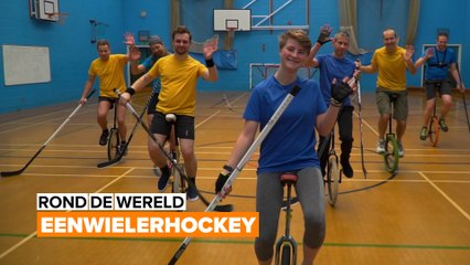 Rond de wereld: Eenwielerhockey is alles wat je ervan verwacht