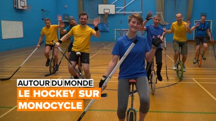 Autour du monde : le hockey sur monocycle